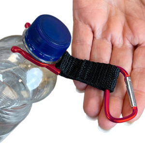 Flaschenhalter mit Karabiner – Hände frei unterwegs