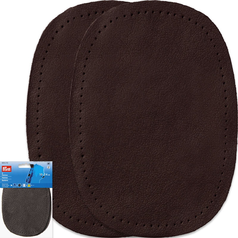 Ellenbogen-Flicken Nappaleder – Dicke 1,4 mm - Dunkelbraun