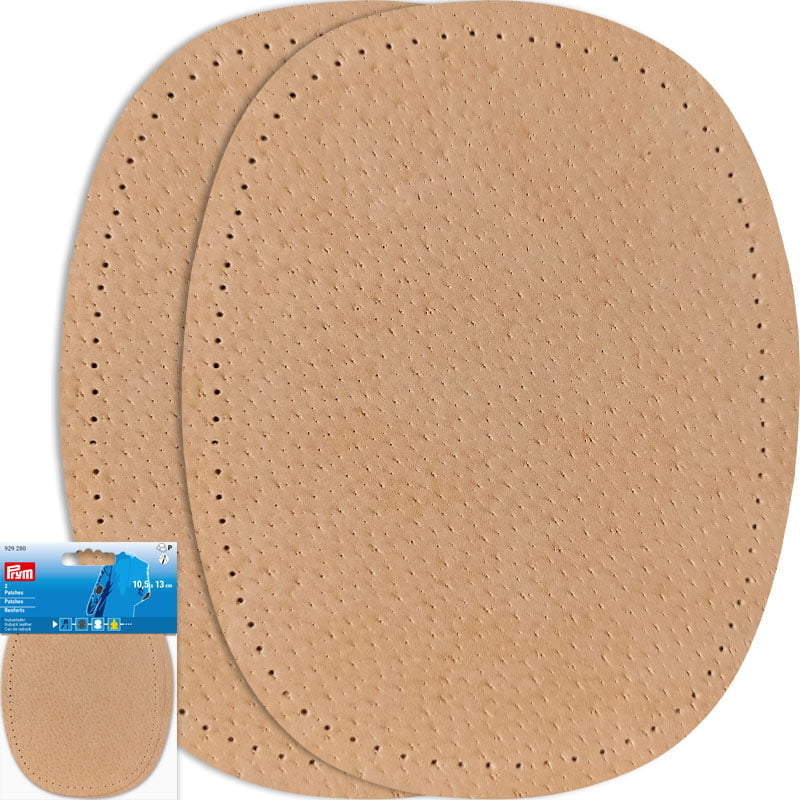 Ellenbogen-Flicken Nubukleder - Dicke 0,7 mm - Beige