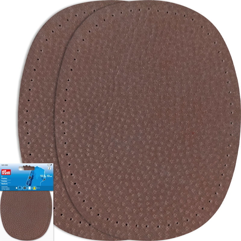 Ellenbogen-Flicken Nubukleder - Dicke 0,7 mm - Braun