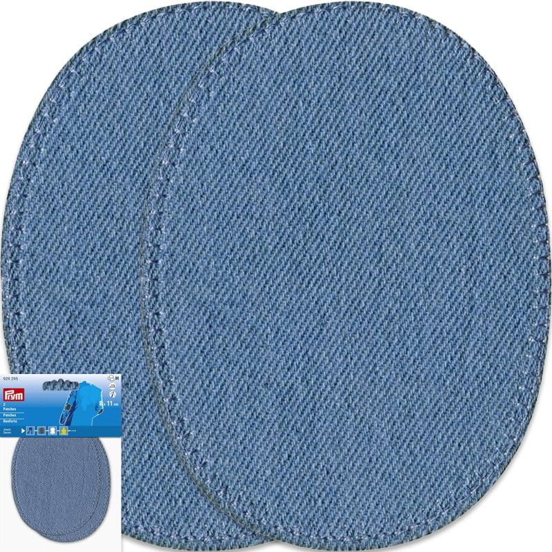 Flicken für Ellenbogen - Jeans - Mittelblau