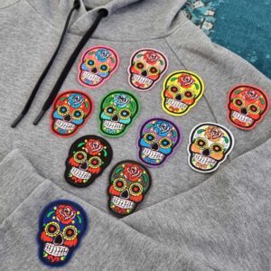 Alternative view of Sugar Skulls - Bügelbilder