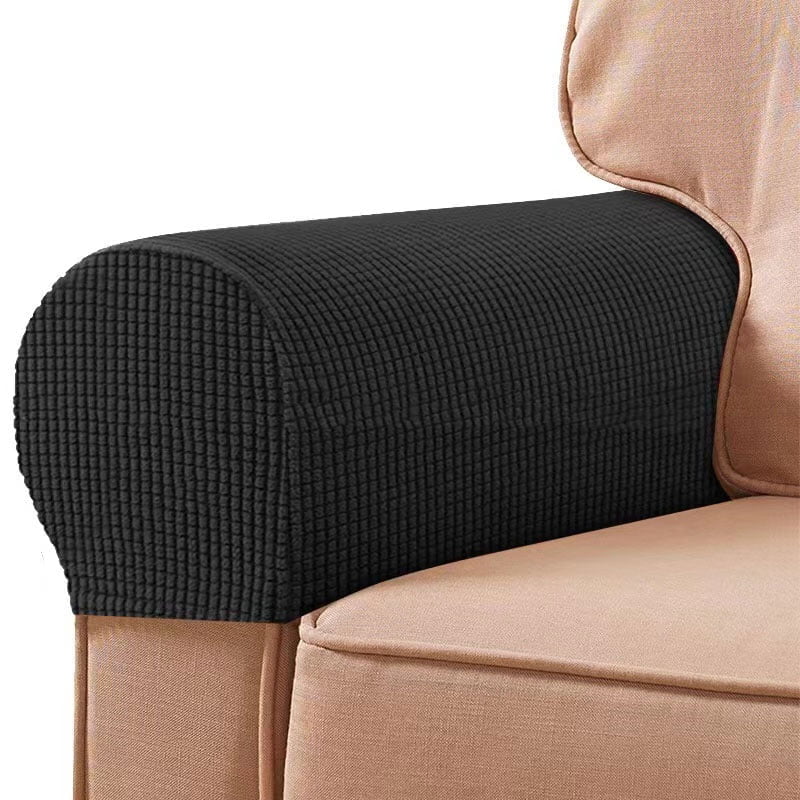 Armlehnenschoner für Sofas und Sessel - Schwarz