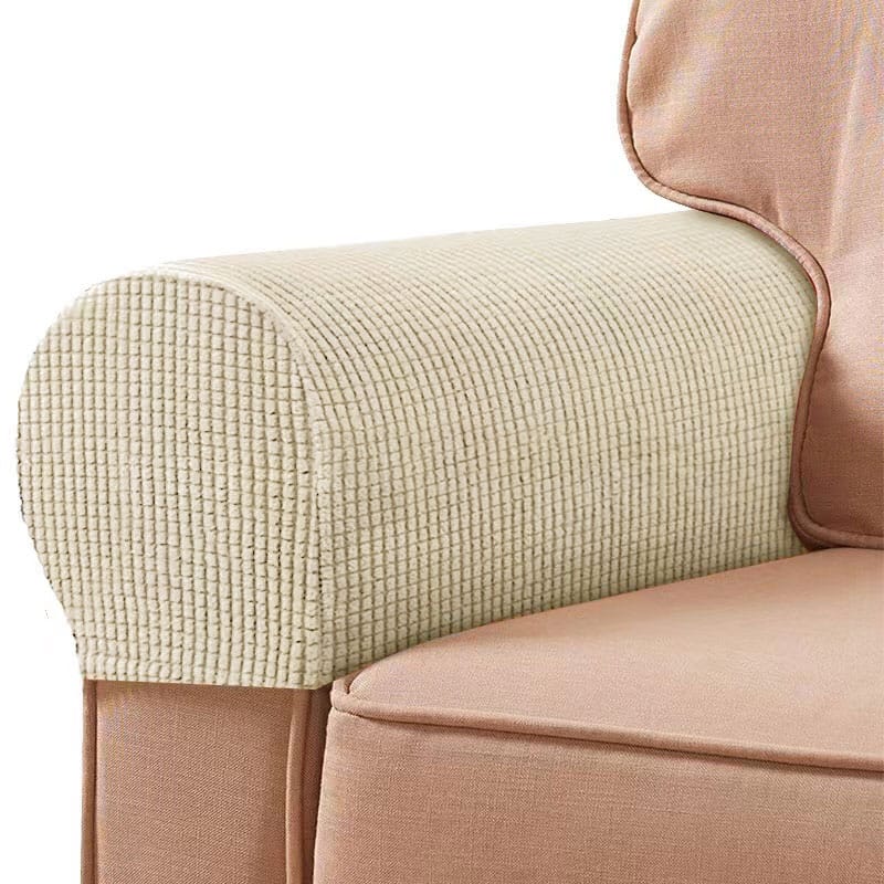 Armlehnenschoner für Sofas und Sessel - Naturweiß