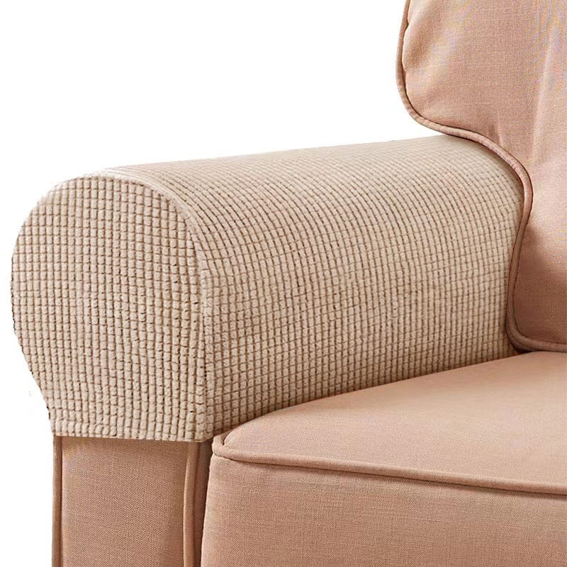 Armlehnenschoner für Sofas und Sessel - Beige