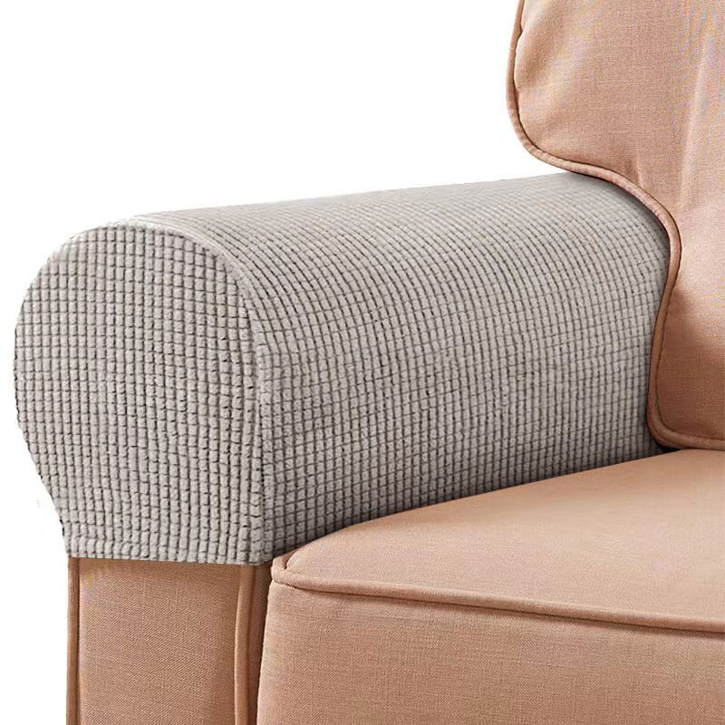 Armlehnenschoner für Sofas und Sessel - Grau
