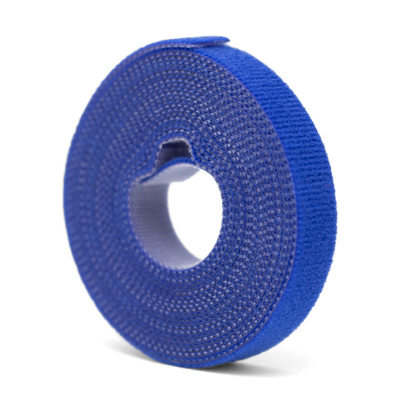 Klett-Kabelbinder auf Rolle – 3 Meter - Blau