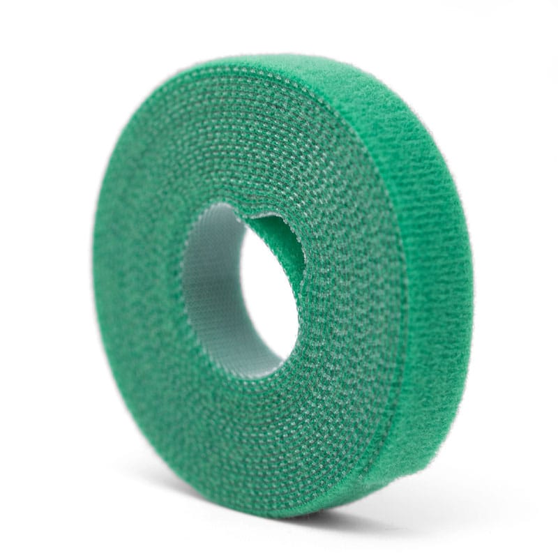 Klett-Kabelbinder auf Rolle – 3 Meter - Grün