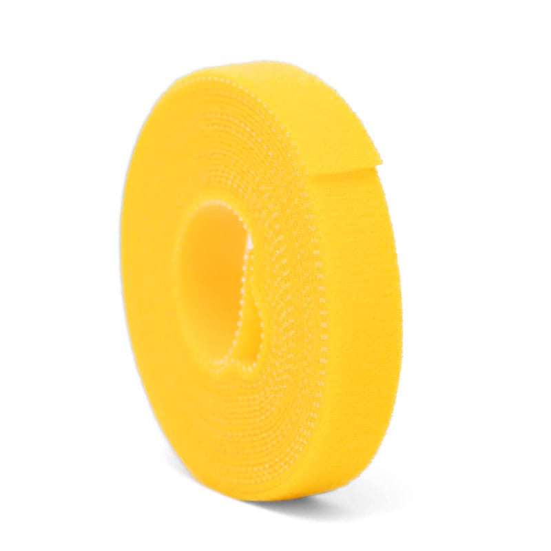 Klett-Kabelbinder auf Rolle – 3 Meter - Gelb