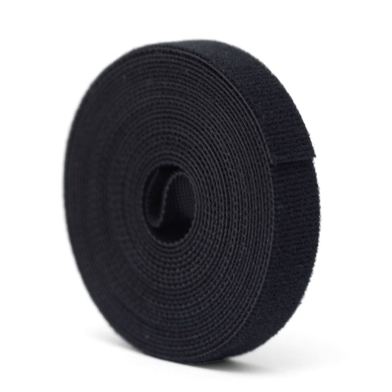 Klett-Kabelbinder auf Rolle – 3 Meter - Schwarz