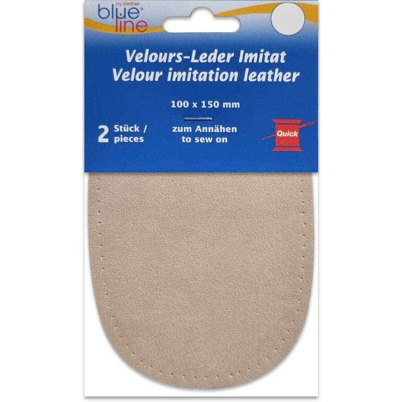 Ellenbogen-Flicken Kunst-Wildleder - Dicke 0,8 mm - Beige