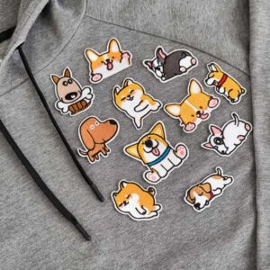 Alternative view of Lustige Hunde - Bügelbilder