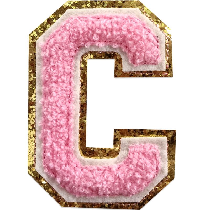 Buchstaben A-Z - Auswählen - Rosa/Gold , C