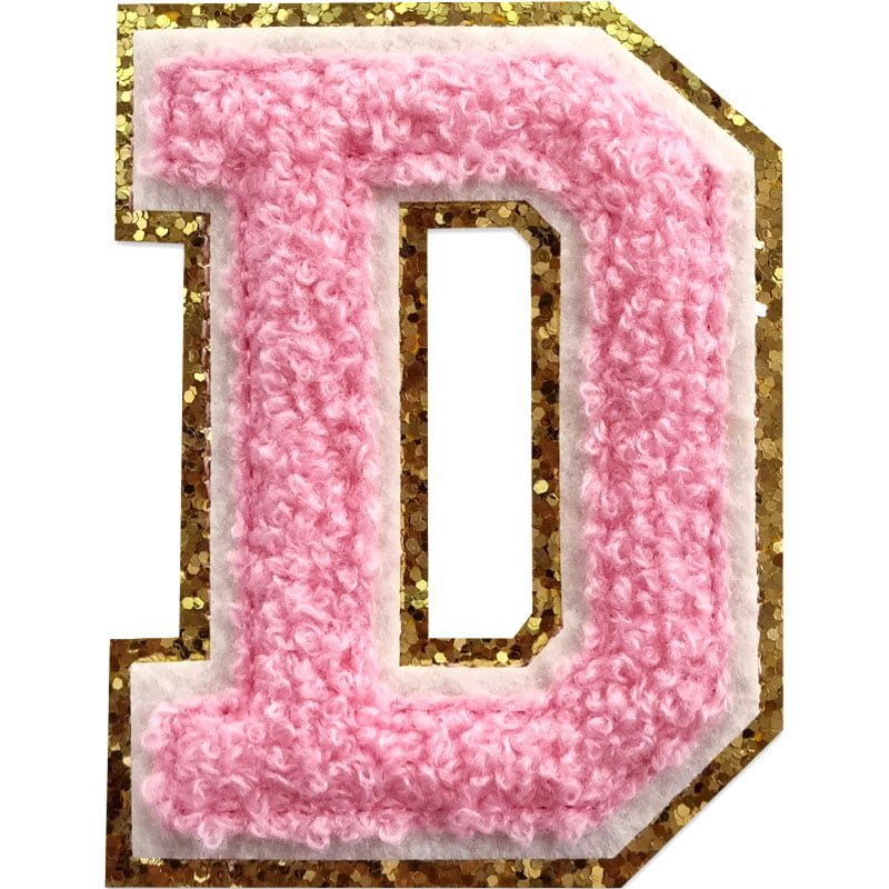 Buchstaben A-Z - Auswählen - Rosa/Gold , D