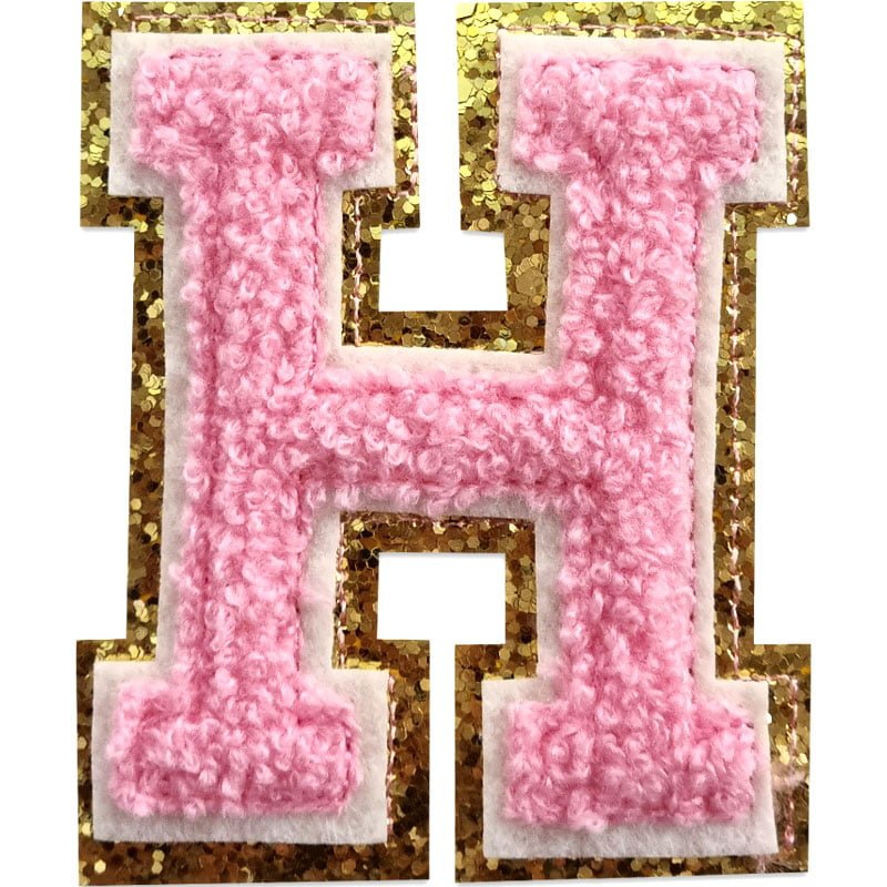 Buchstaben A-Z - Auswählen - Rosa/Gold , H