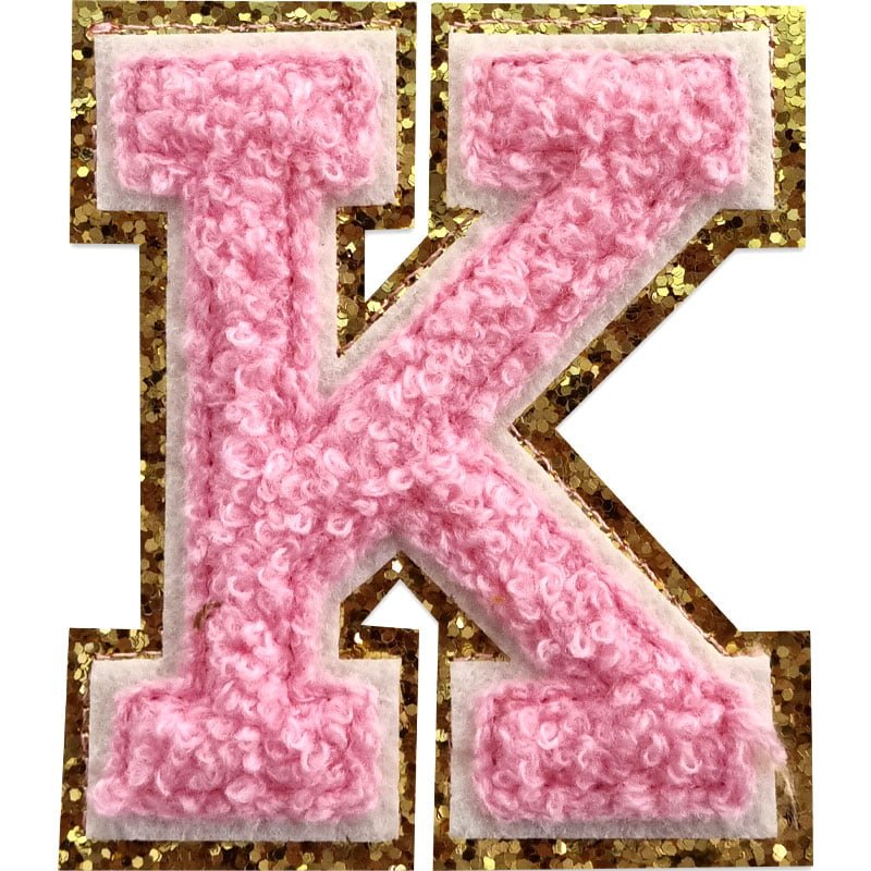 Buchstaben A-Z - Auswählen - Rosa/Gold , K