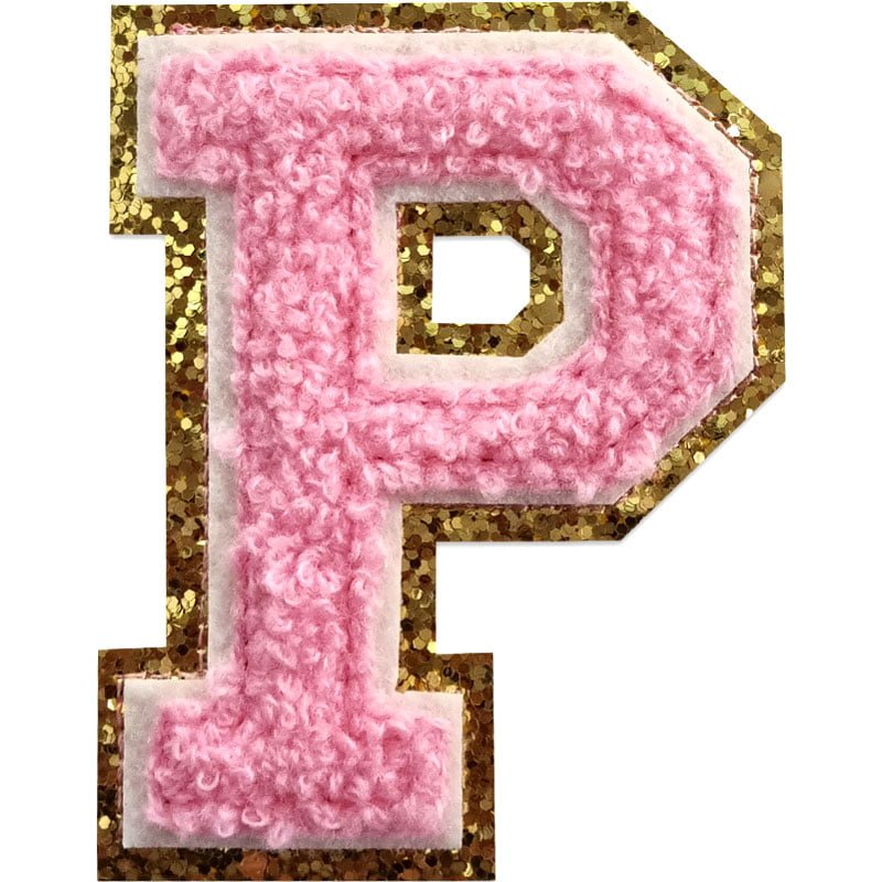 Buchstaben A-Z - Auswählen - Rosa/Gold , P