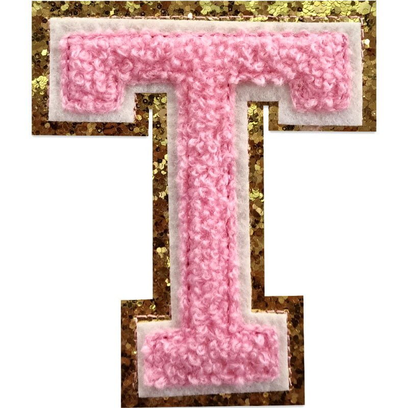 Buchstaben A-Z - Auswählen - Rosa/Gold , T