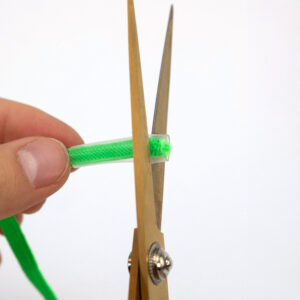 Schrumpfschlauch für Schnürsenkel