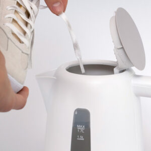 Schrumpfschlauch für Schnürsenkel