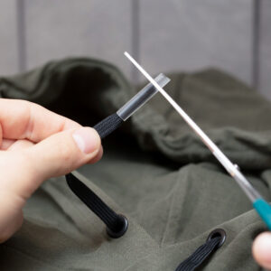 Schrumpfschlauch für Schnürsenkel