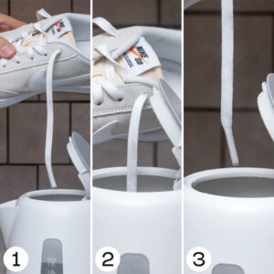 Schrumpfschlauch für Schnürsenkel