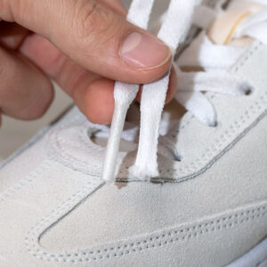 Schrumpfschlauch für Schnürsenkel