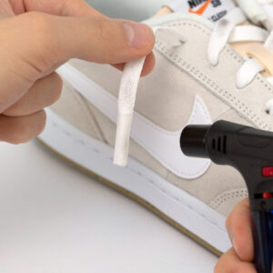 Schrumpfschlauch für Schnürsenkel