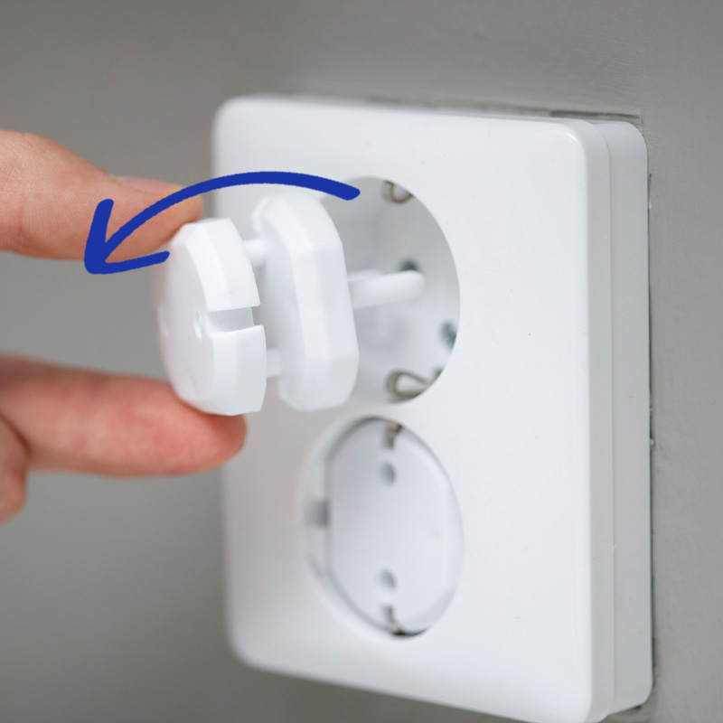 Kindersicherung für Steckdosen