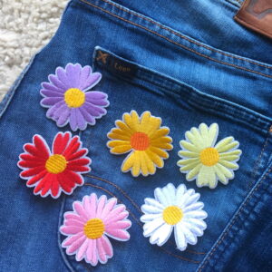 Gerbera - Tygmärke - Flera färger