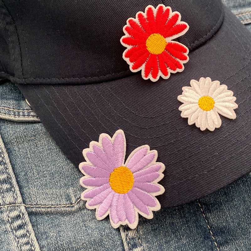 stryka på tygmärken på keps