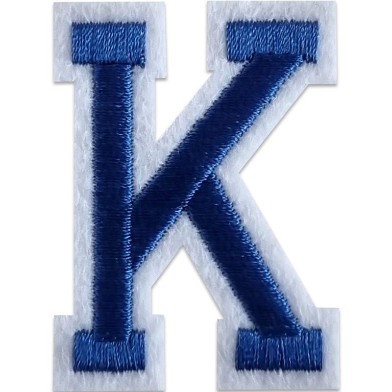 Buchstaben A-Z - Auswählen - Blau/Weiß , K