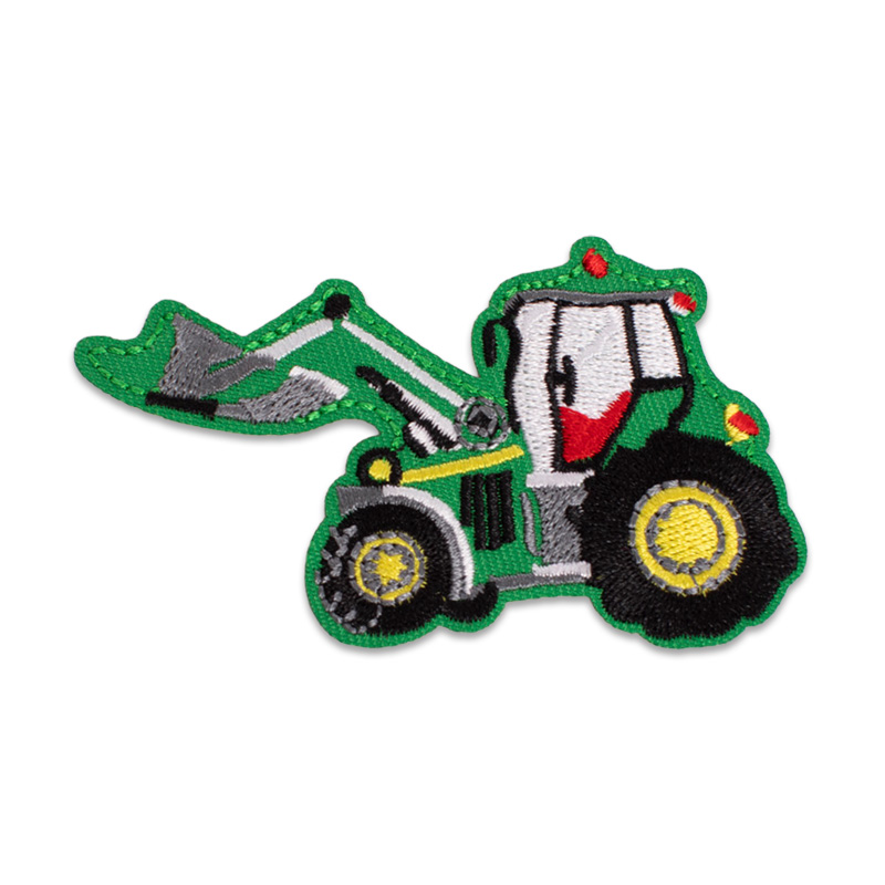 Brumm der Bagger - Bügelbild