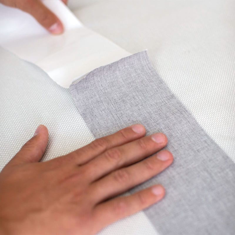 Selbstklebender Stoff mit Leinenstruktur – Bild 4