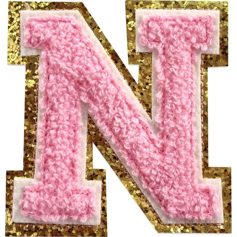 Buchstaben A-Z - Auswählen - Rosa/Gold , N