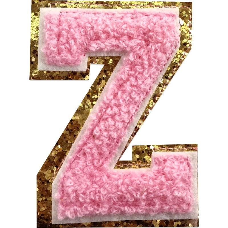 Buchstaben A-Z - Auswählen - Rosa/Gold , Z