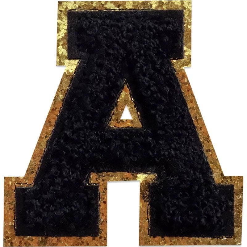 Buchstaben A-Z - Auswählen - Schwarz/Gold , A
