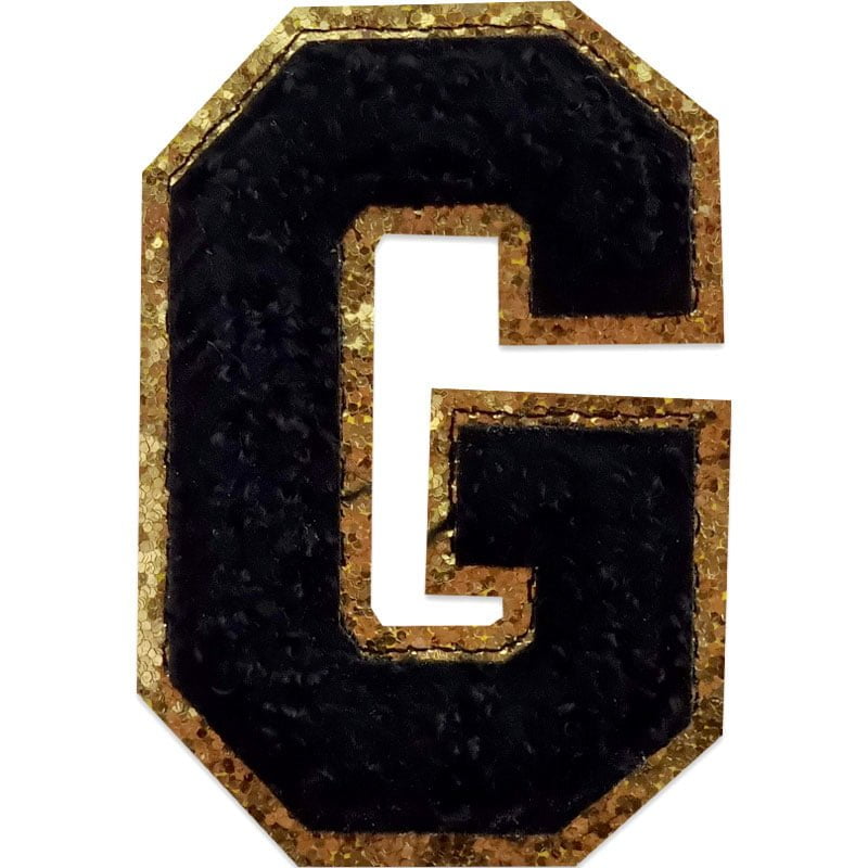 Buchstaben A-Z - Auswählen - Schwarz/Gold , G