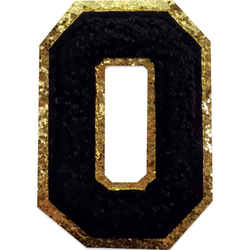 Buchstaben A-Z - Auswählen - Schwarz/Gold , O