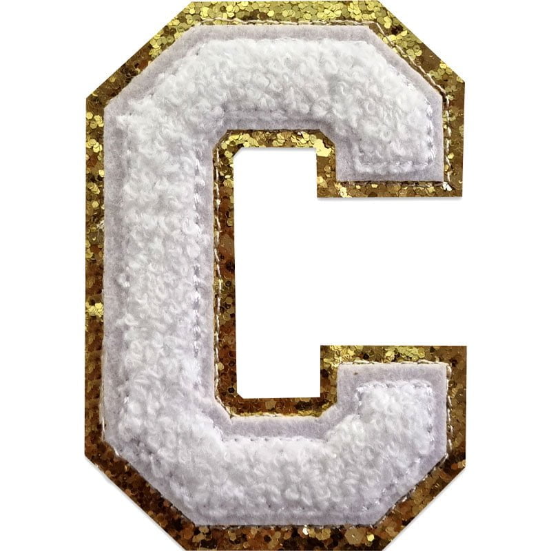 Buchstaben A-Z - Auswählen - Weiß/Gold , C