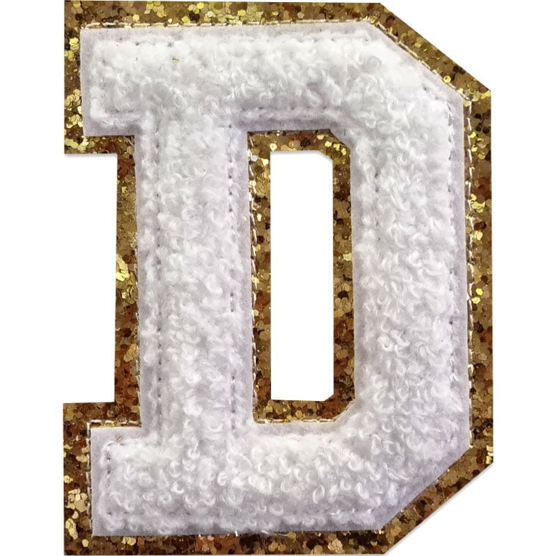 Buchstaben A-Z - Auswählen - Weiß/Gold , D