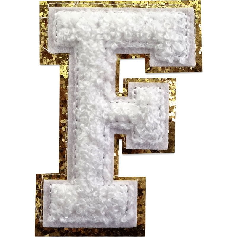 Buchstaben A-Z - Auswählen - Weiß/Gold , F