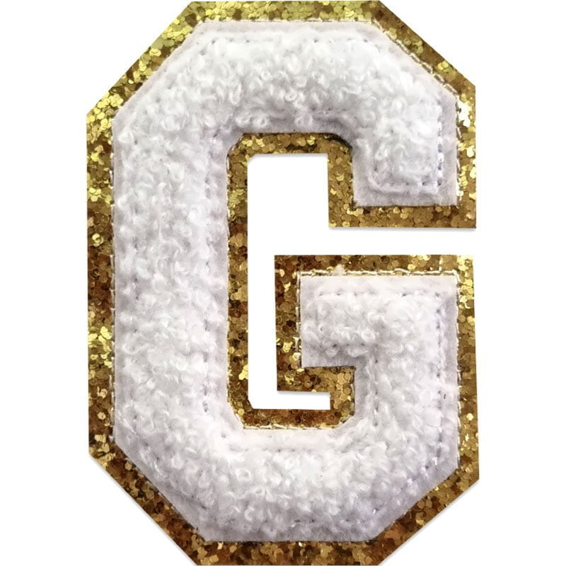 Buchstaben A-Z - Auswählen - Weiß/Gold , G