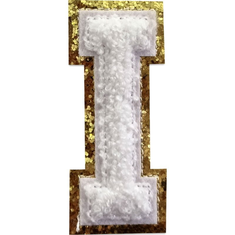 Buchstaben A-Z - Auswählen - Weiß/Gold , I
