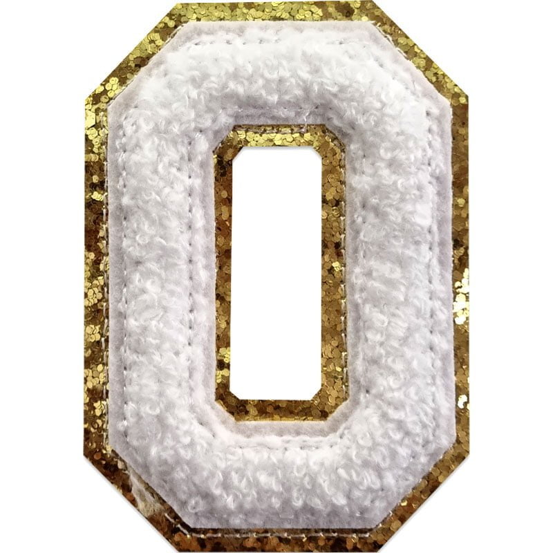 Buchstaben A-Z - Auswählen - Weiß/Gold , O