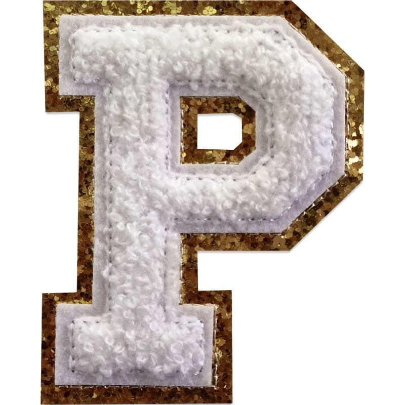 Buchstaben A-Z - Auswählen - Weiß/Gold , P