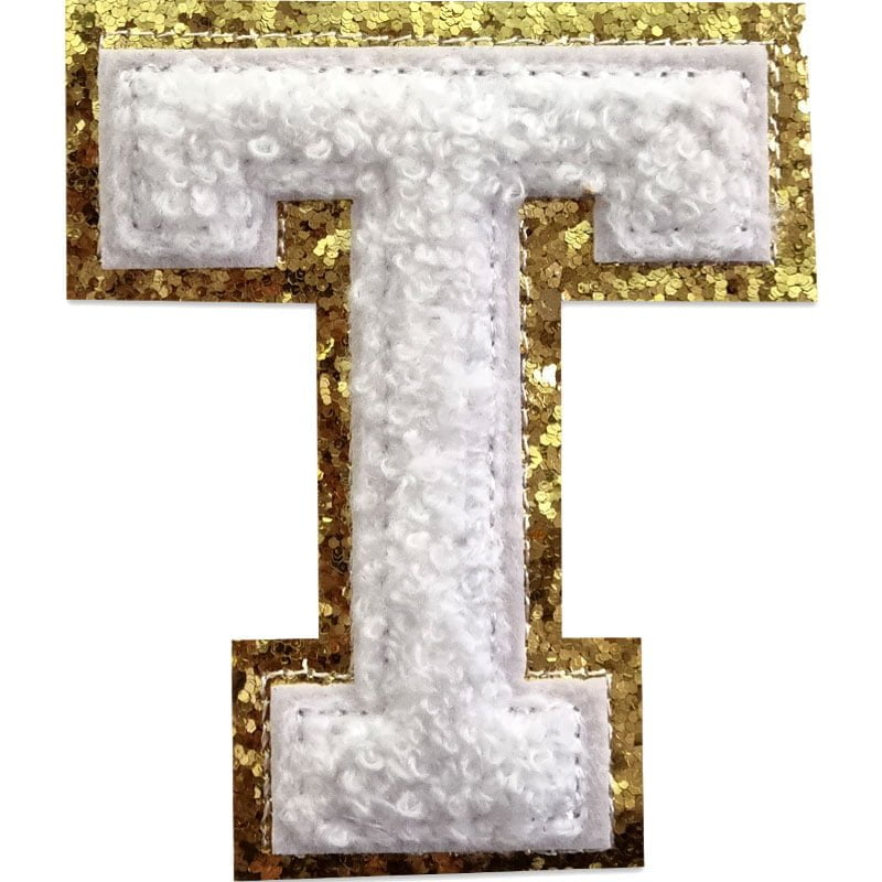 Buchstaben A-Z - Auswählen - Weiß/Gold , T