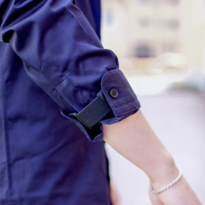 Cuff strap – hält den Hemdärmel an Ort und Stelle