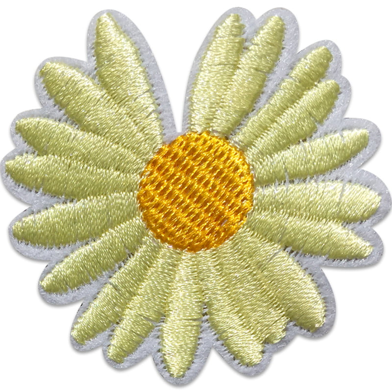 Blume Gerbera - Bügelbild - Lime