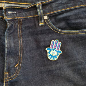 Hamsa Hand - Bügelbild – Bild 2